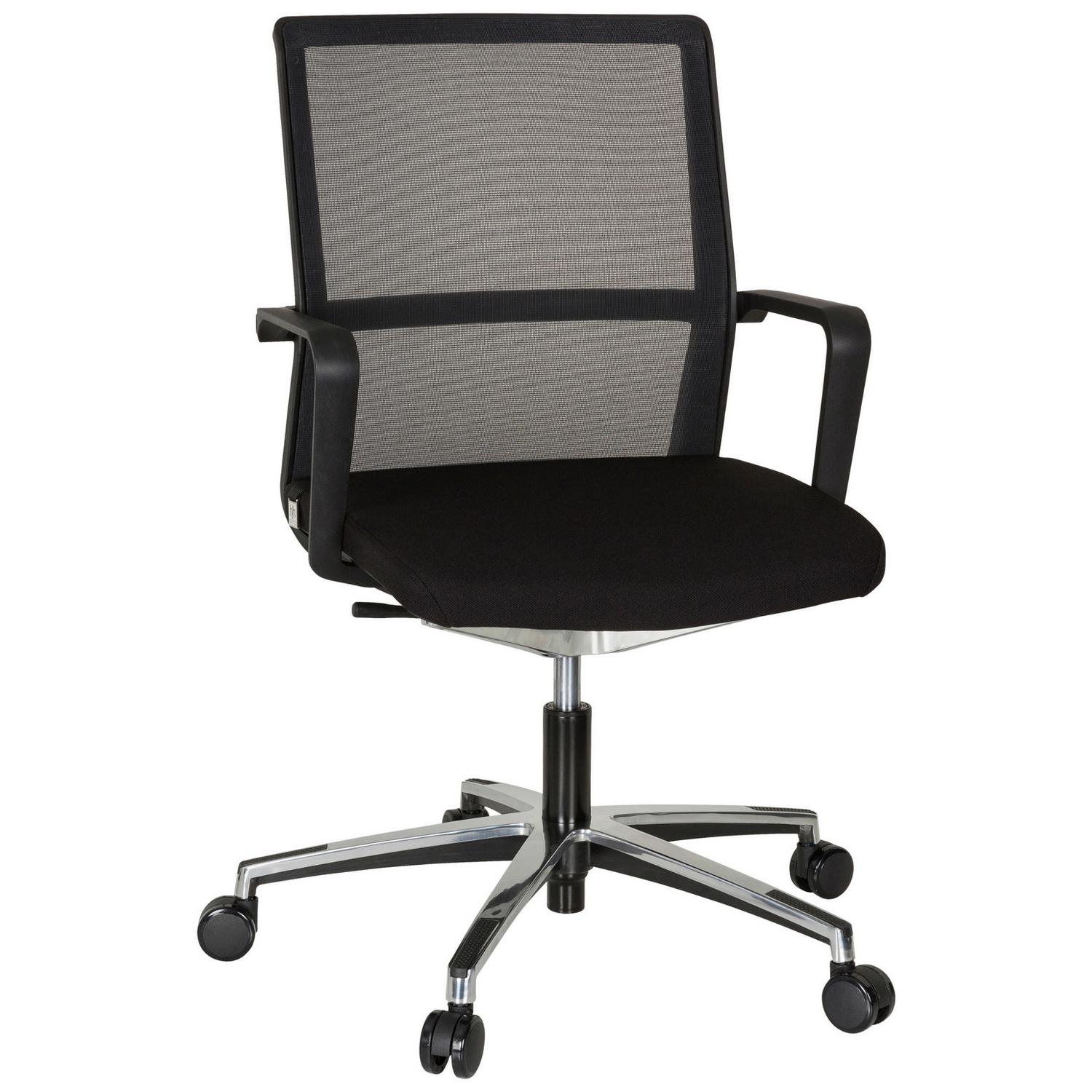 Drehstuhl Move-Tec Net 3D höhenverstellbar Schwarz 57x105x55 cm