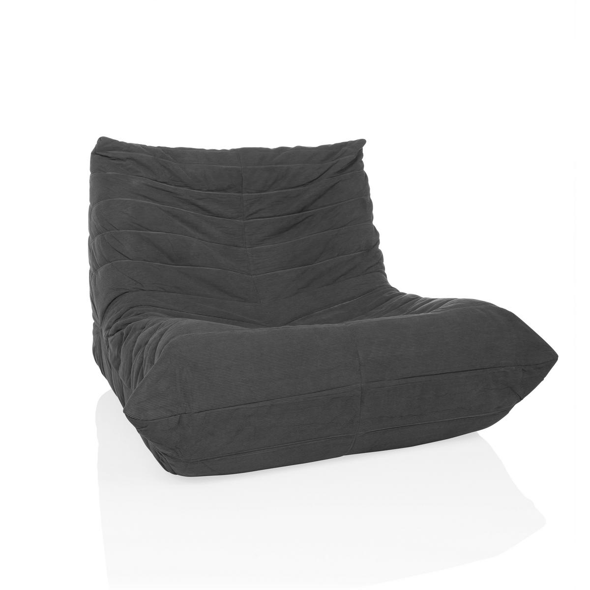 Loungesessel Sitzolo Grau B: 90 cm - Grau, MODERN, Textil (90/72/100cm) - MID.YOU