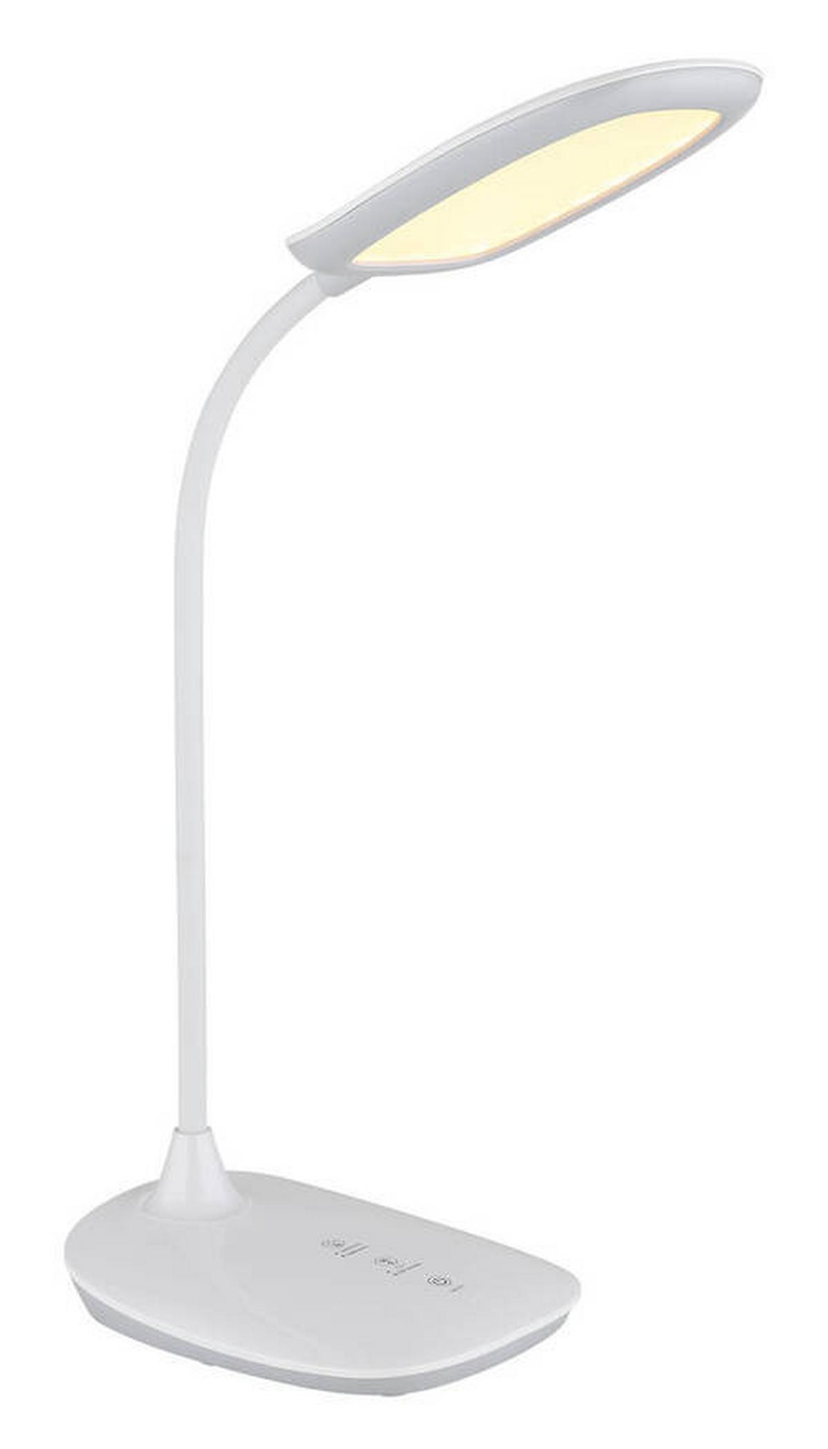 LED-Tischleuchte 58455w - Weiß, Design, Kunststoff (28/13,6/40cm) - Globo
