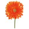 Umělá květina GERBERA, Výška: 50 cm - oranžová/zelená, Konvenční, plast (50cm) - Mömax