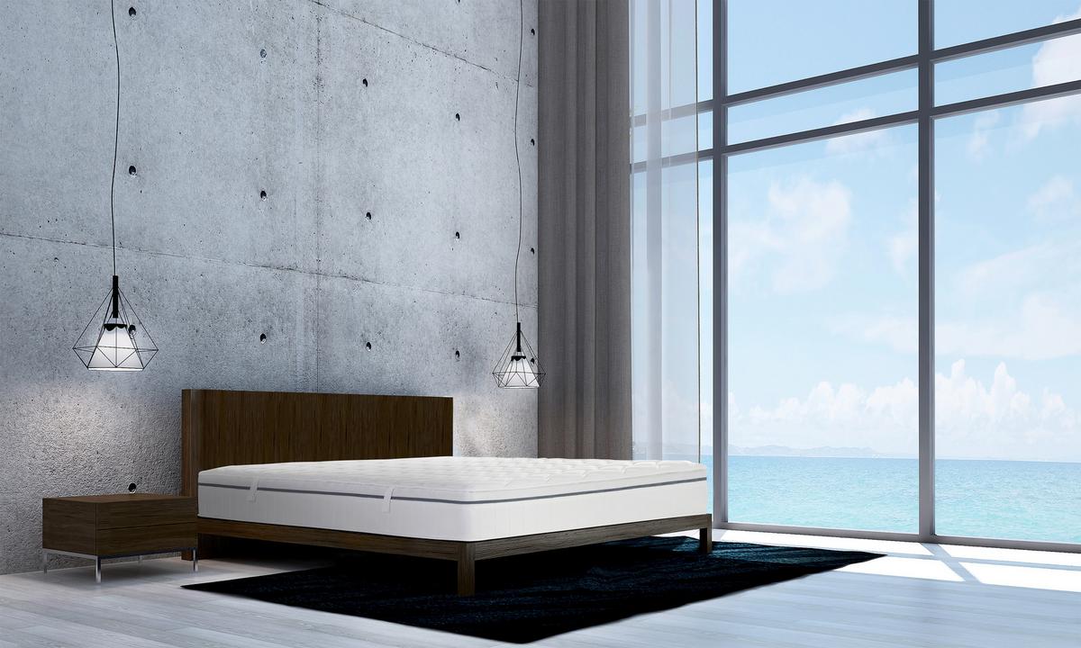 Kaltschaummatratze Air Wave 120x200 cm H2/H3 H: 23 cm - Weiß, Basics, Textil (120/200cm) - MID.YOU