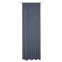WÄRMESCHUTZVORHANG Blau B: 135 cm - Blau, KONVENTIONELL, Textil (135/245cm)