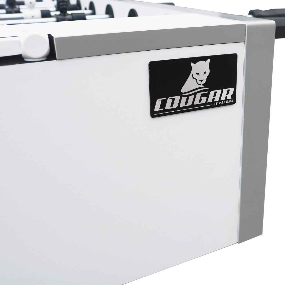 Tischfußball Worldcup Premium Pro Holz/Metall Schwarz/Weiß - Schwarz/Weiß, KONVENTIONELL, Holz/Metall (76/90/144cm) - Ambia Garden