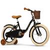 Fahrrad Vintage Schwarz, 16 Zoll - Schwarz, Basics, Metall (47/71,5/110,5cm)