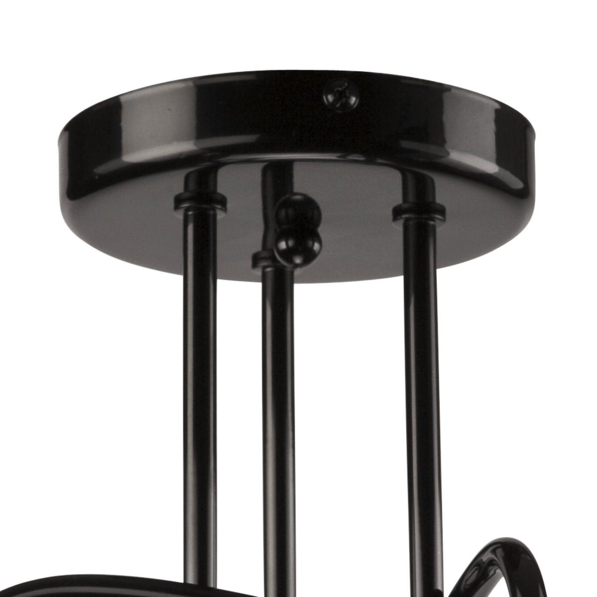 Deckenleuchte 31606 Camilla - Schwarz Hochglanz, Basics, Metall (30/36cm)