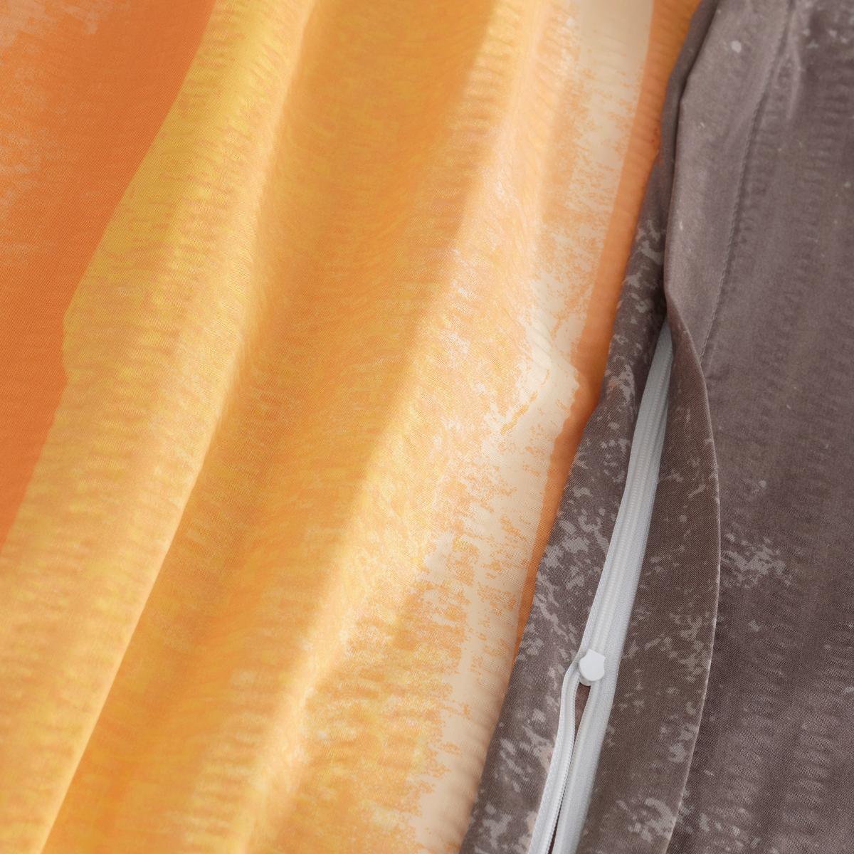 POVLEČENÍ SERB.013.URSA KAKI - oranžová, Konvenční, textil (200/200cm) - Florella