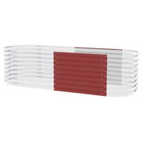 Hochbeet-Erweiterung Vita 630 80x63x80 cm, oval, Rot - Rot, Basics, Metall (80/63/80cm)