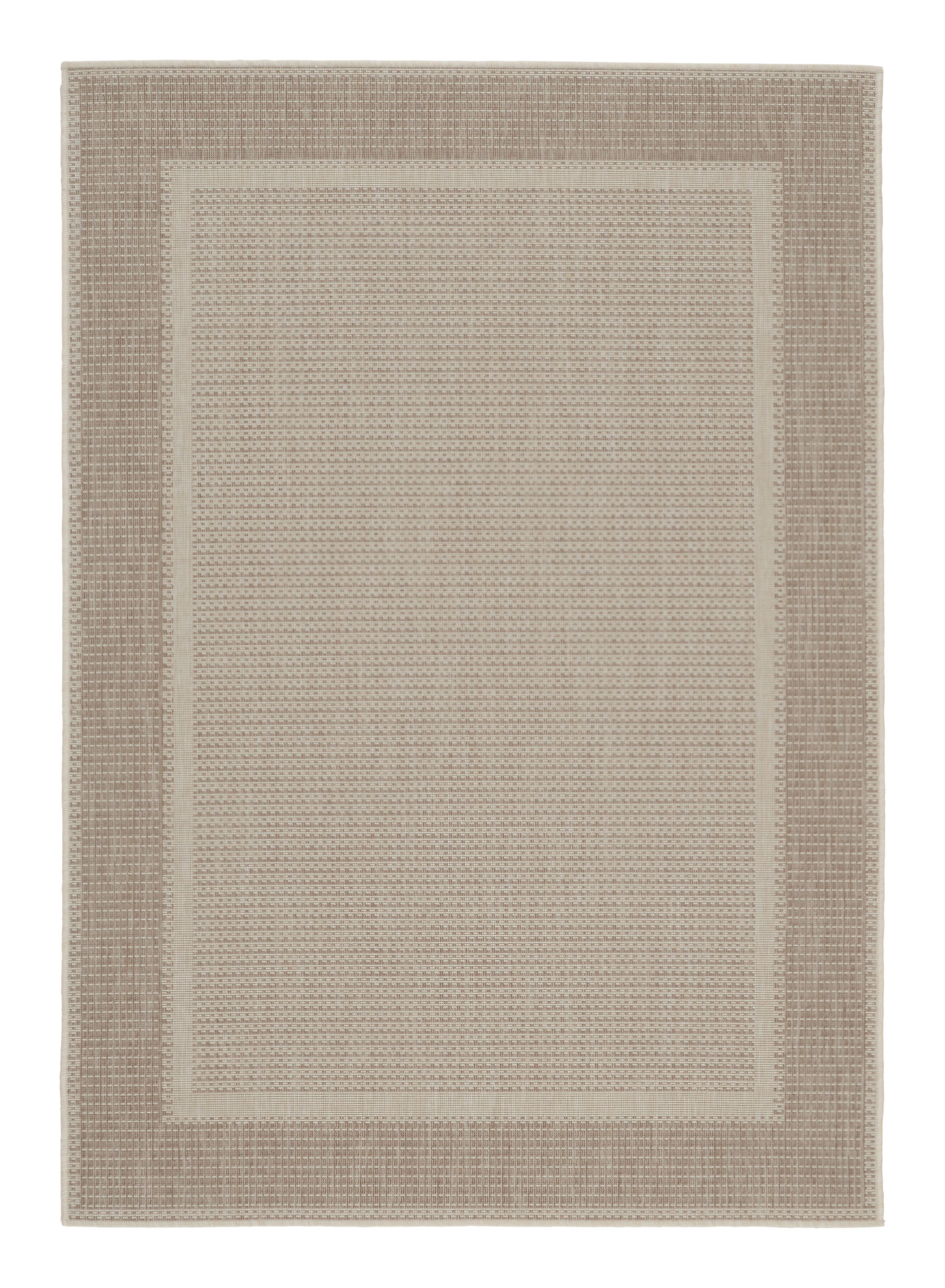 Flachwebteppich Country Beige 3 ca. 200x250cm - béžová, Konventionell, textil (200/250cm) - Modern Living