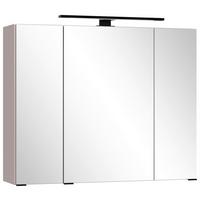 Spiegelschrank Sevilla Kaschmir, B: 80 cm - Kaschmir, MODERN, Glas/Holzwerkstoff (80/64/20cm) - Held