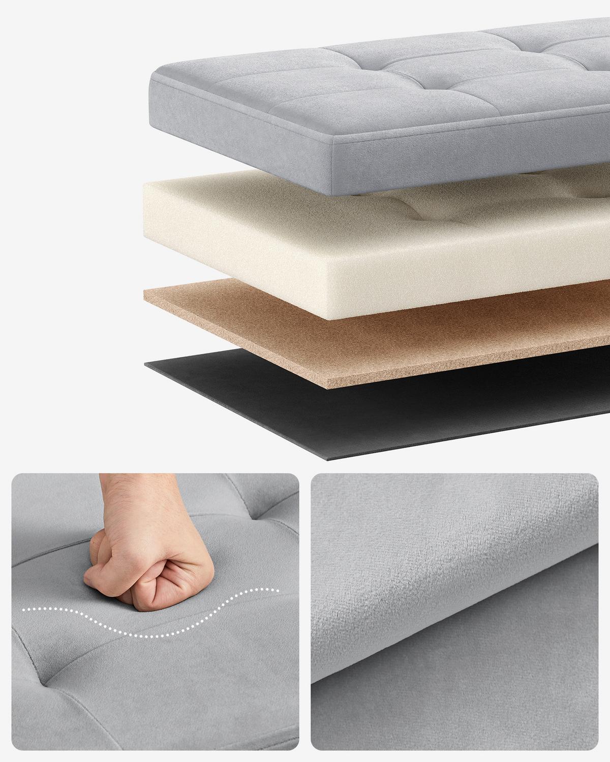 SITZBOX Grau B: 41cm - Grau, Basics, Holzwerkstoff/Textil (41/31/31cm)