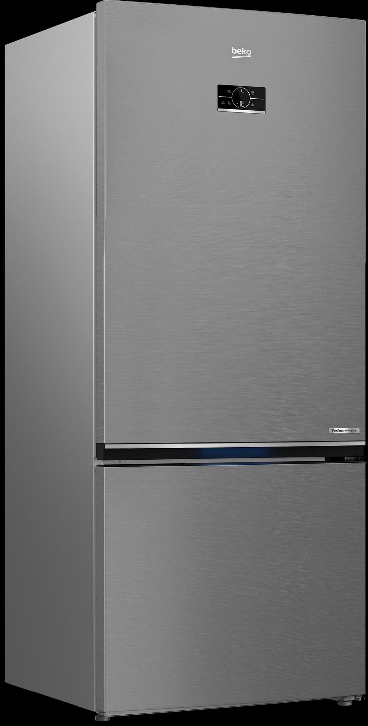 Kühl-Gefrier-Kombination B7RCN E595ZXPW, Nutzinhalt ges. 551L - Edelstahlfarben, Basics (78/187/76cm) - Beko