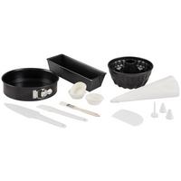 Backformenset Kaiser 10–tlg. Versch. Formen - Schwarz, Basics, Metall - Kaiser