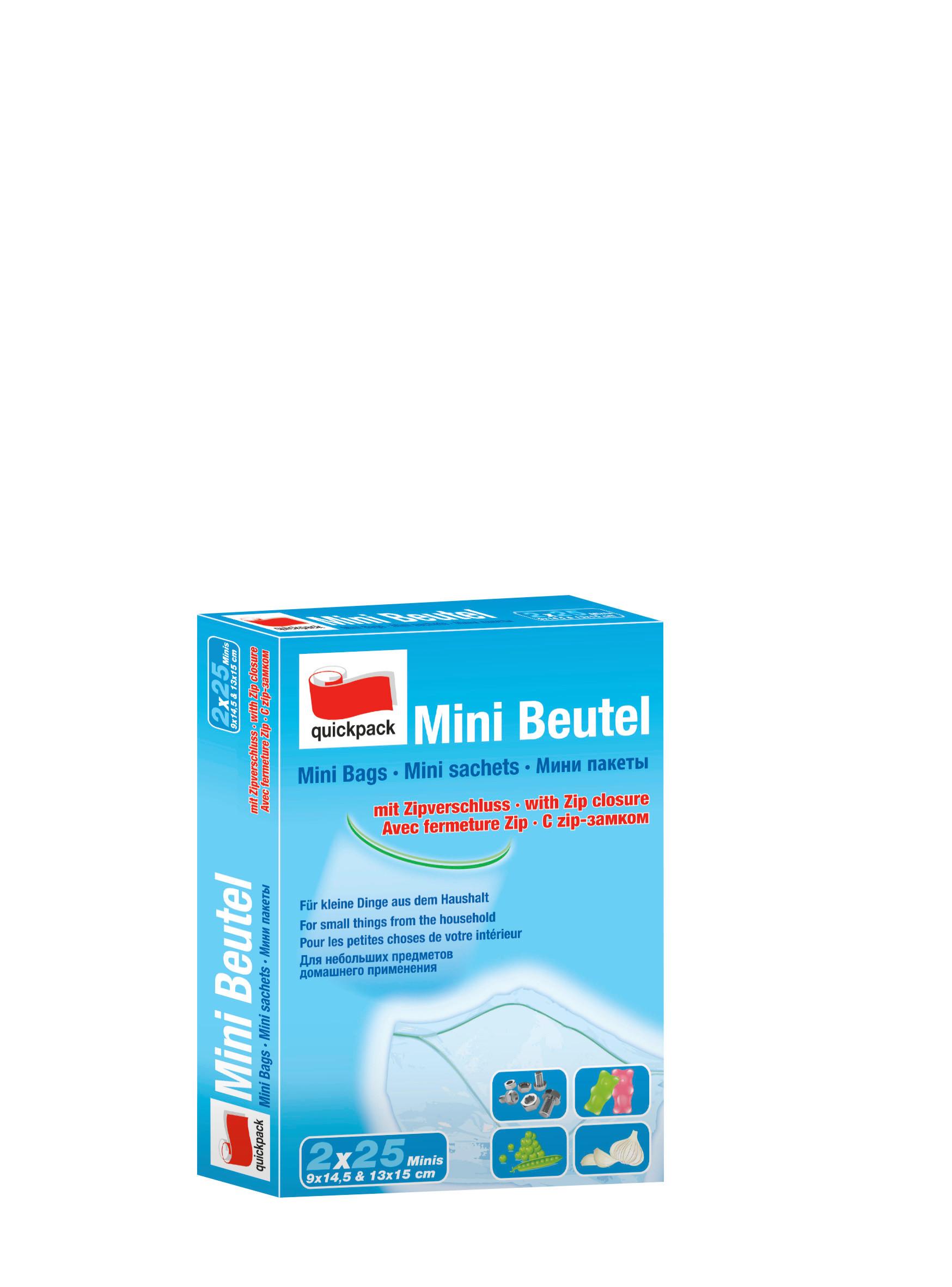 Druckverschlussbeutel Mini - Basics (9/14,5cm) - Quick Pack