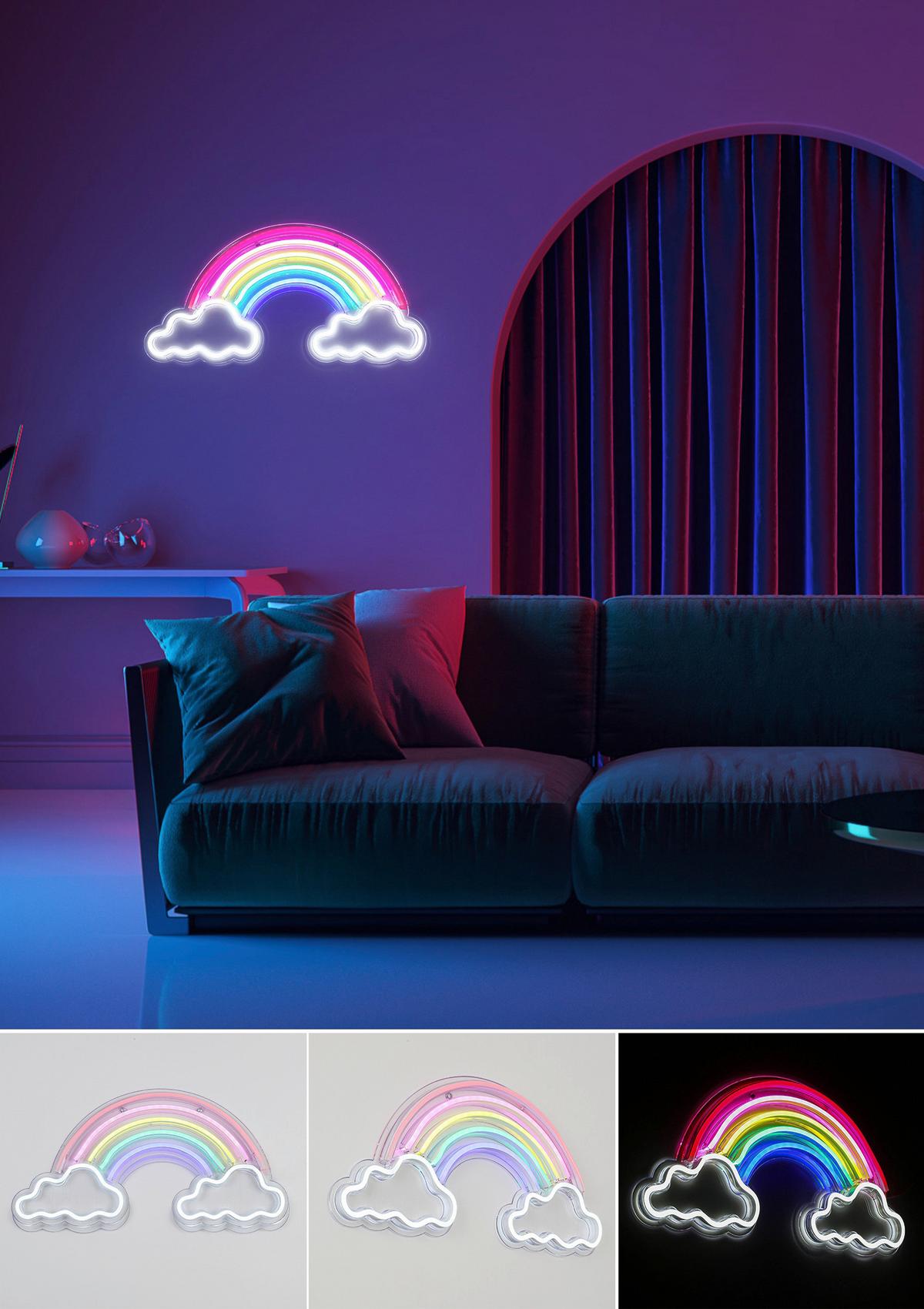 DEKORAČNÍ LED SVÍTIDLO RENIBO - bílá/průhledné, Moderní, plast (40/20/1,30cm) - Mömax