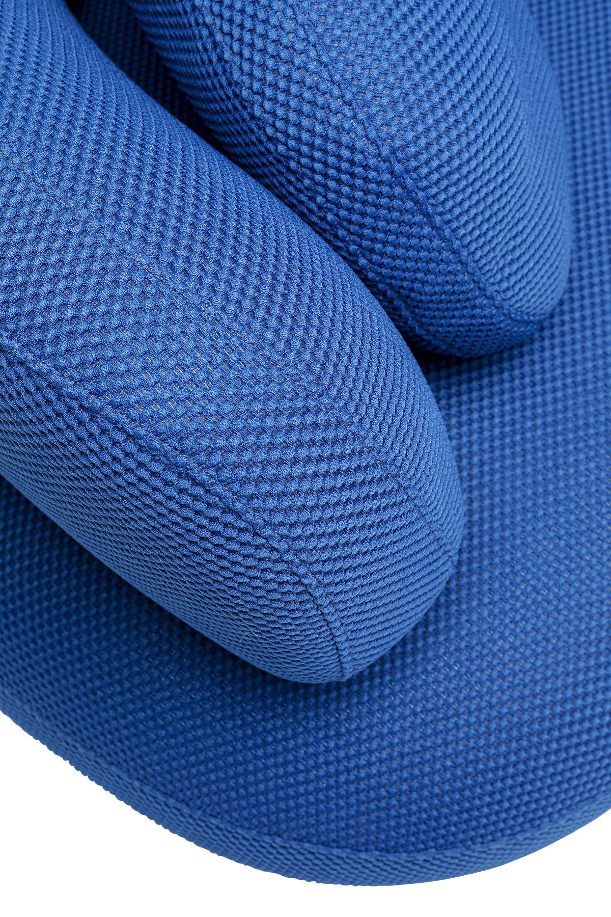 2-Sitzer-Sofa Beppo Blau B: 182 cm - Blau/Schwarz, Design, Textil (182/72/94cm) - Kare-Design