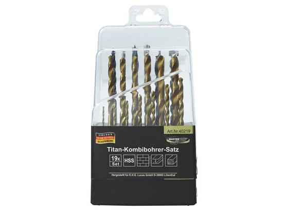 Bohrersatz 19-teilig - Goldfarben, KONVENTIONELL, Metall Bohrersatz 19-teilig - Goldfarben, KONVENTIONELL, Metall