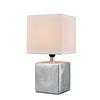 Stolní lampa Wanda V: 28,5cm, 25 Watt - barvy stříbra, Moderní, kov/keramika (14,5/28cm) - Modern Living