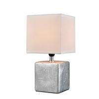 Stolní lampa Wanda V: 28,5cm, 25 Watt - barvy stříbra, Moderní, kov/keramika (14,5/28cm) - Modern Living