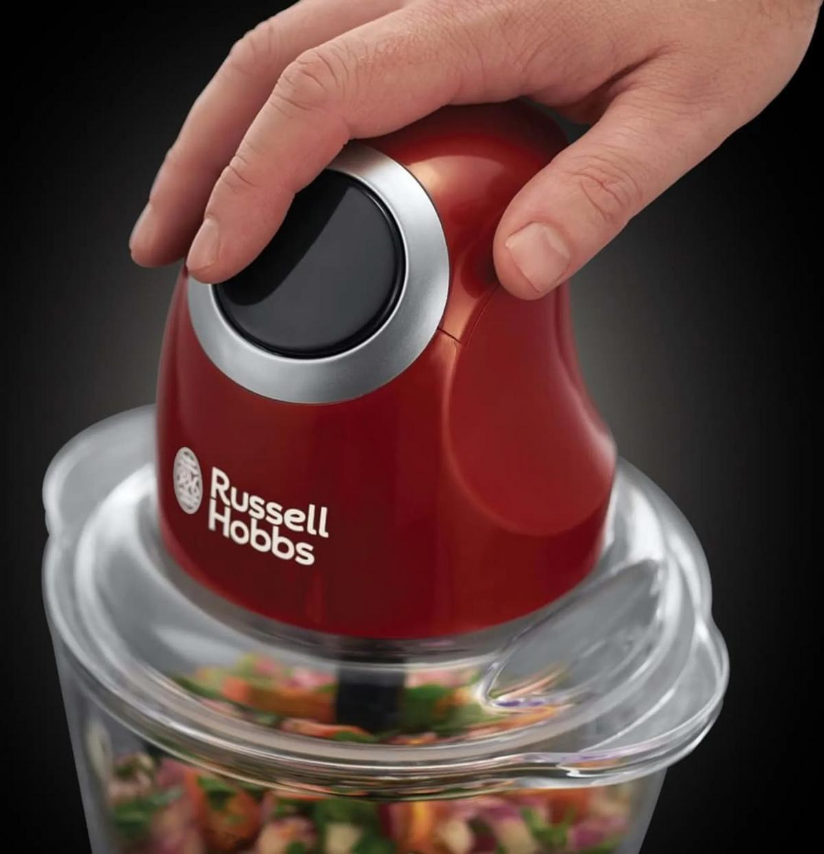 Universalmesser Desire - Rot/Schwarz, Basics, Kunststoff (15,8/23,1/18,4cm) - Russell Hobbs