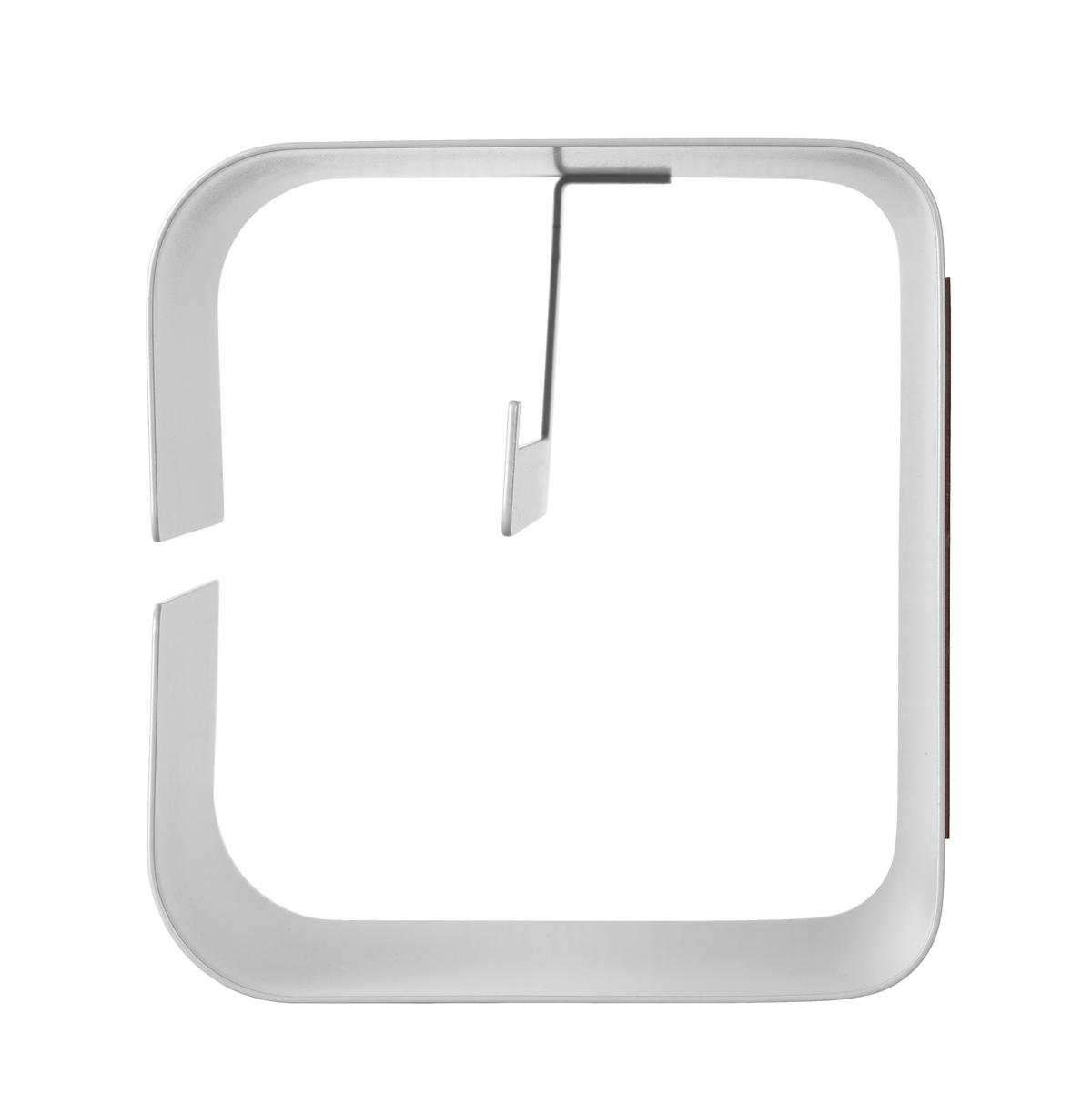 DRŽÁK NA TOALETNÍ PAPÍR TURBO-LOC LIZAN - bílá, Moderní, kov (14/14,5/13,7cm) - Mömax