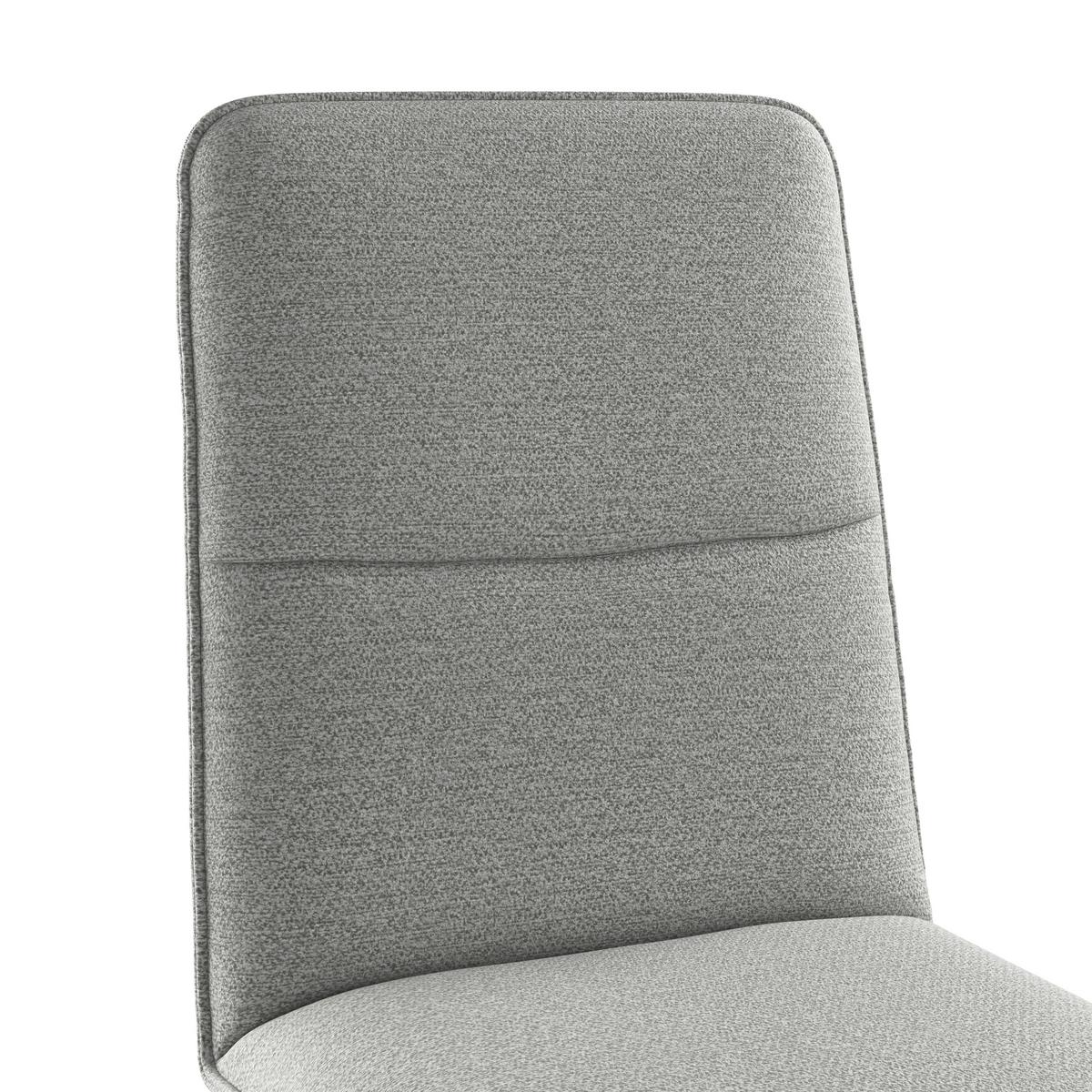 Vierfußstuhl Beluna Ii Webstoff Hellgrau, B: 47cm - Eichefarben/Hellgrau, KONVENTIONELL, Holz/Textil (47/91/56cm) - James Wood