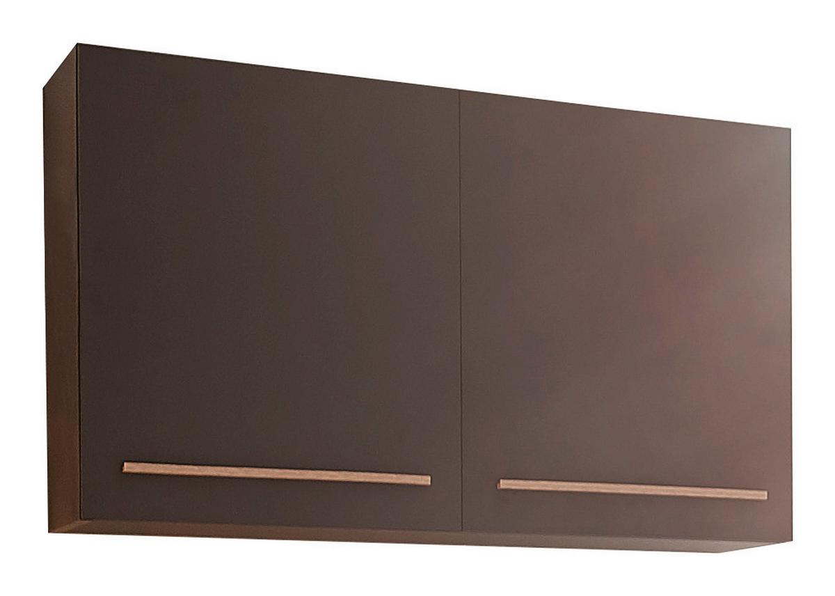 Kuchyňská horní skříňka BILBERRY antracitová - Sonoma dub/antracitová, Design, kompozitní dřevo (100/65/33cm) - Carryhome