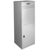 Paketbox Mit 2 Schlüsseln Grau H: 103 cm - Grau, Basics, Metall (41/103/38cm)