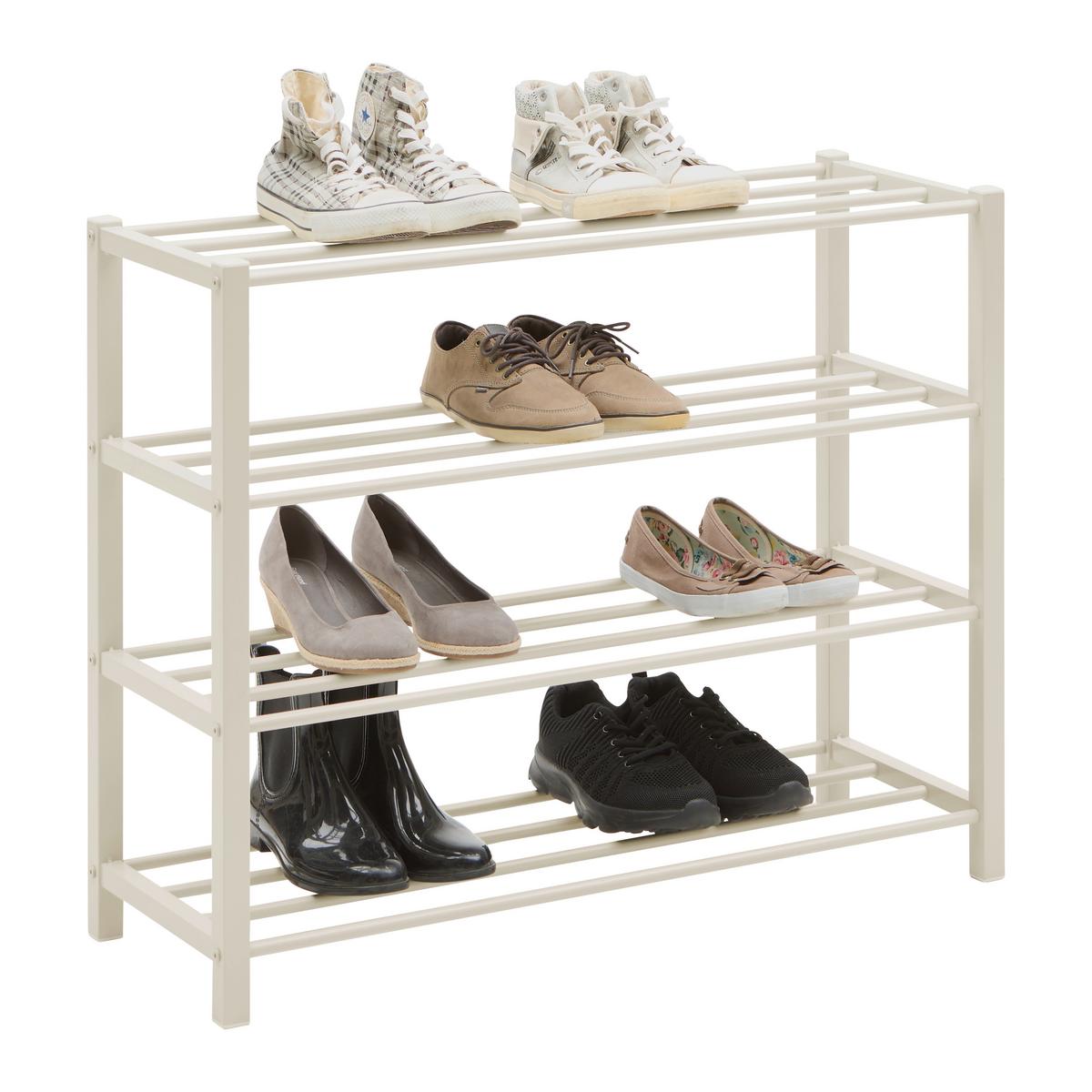 REGÁL NA BOTY BENNY -SB- - kašmírová, Moderní, kov (80/63/28,5cm) - Mömax