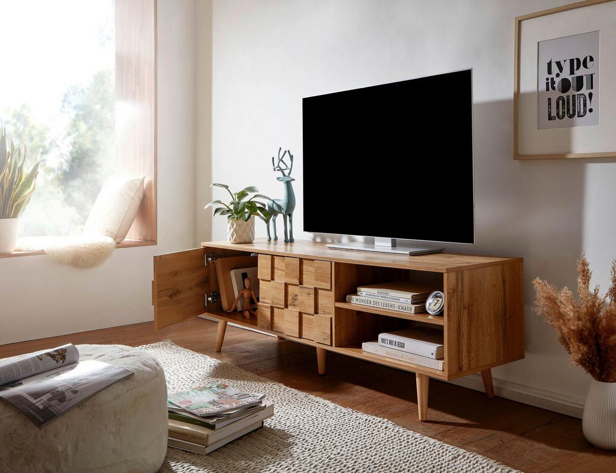 Lowboard Wohnling B: 160 cm Braun - Braun, MODERN, Holzwerkstoff (160/51/40cm) - MID.YOU