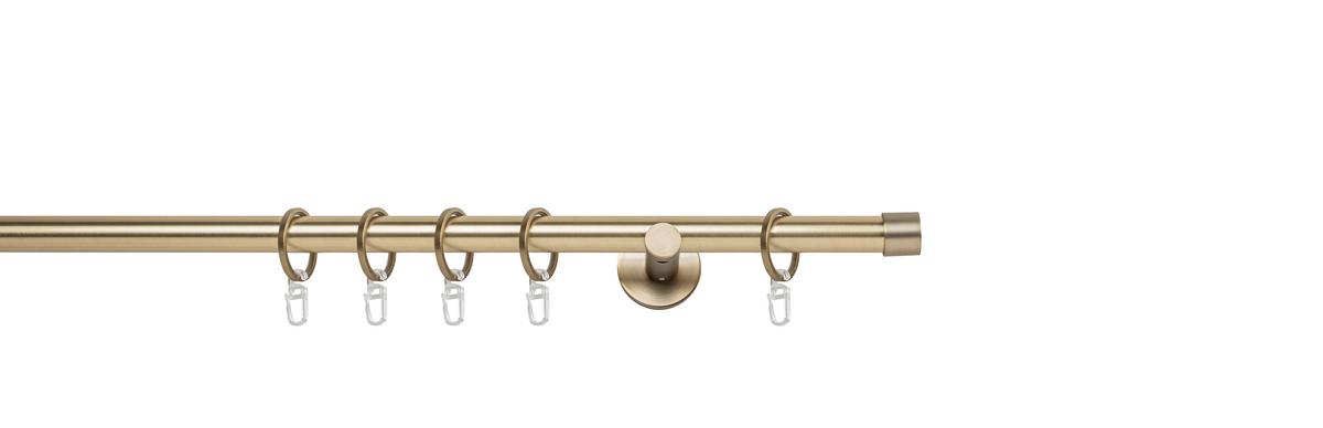 Rundstangengarnitur Goldfarben L: 340 Cm - Goldfarben, Basics, Metall (340cm)