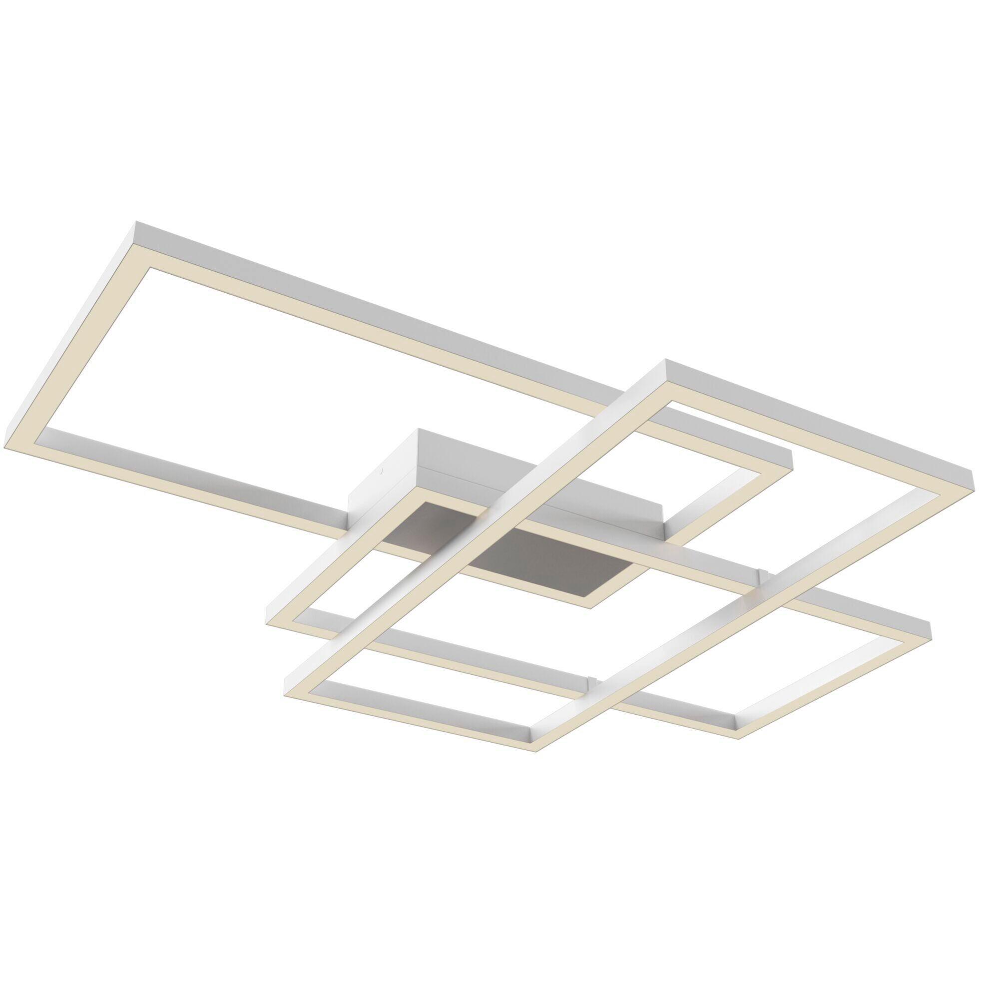 Deckenleuchte Rida - Weiß, Trend, Kunststoff/Metall (78/68/8cm) - MAYTONI
