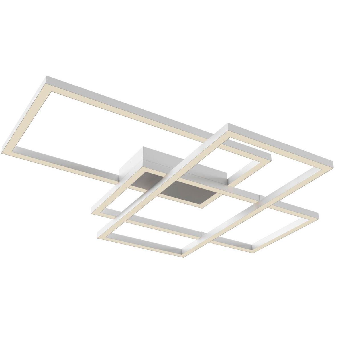 Deckenleuchte Rida - Weiß, Trend, Kunststoff/Metall (78/68/8cm) - MAYTONI