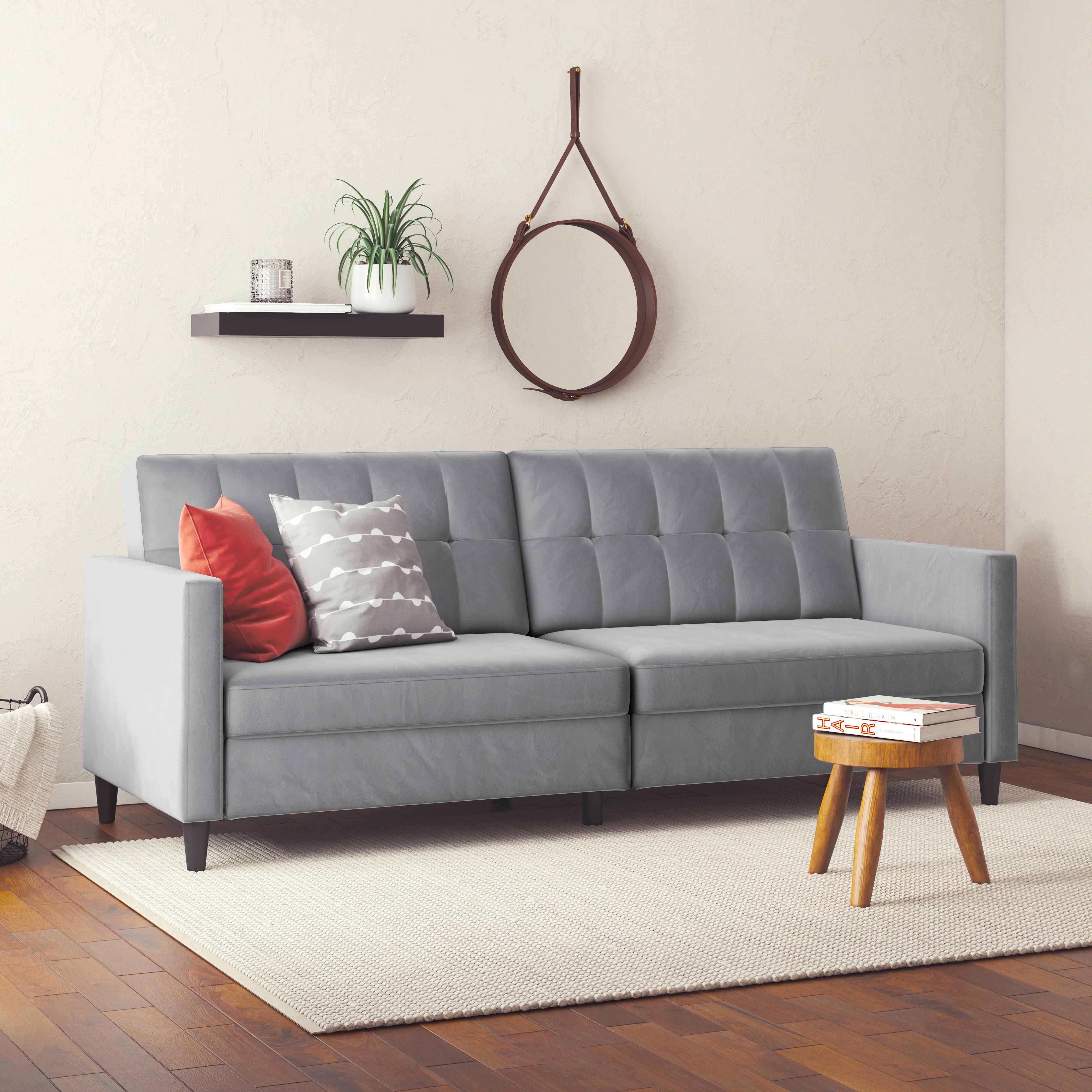 Schlafsofa Hannover Grau, mit Schlaffunktion
