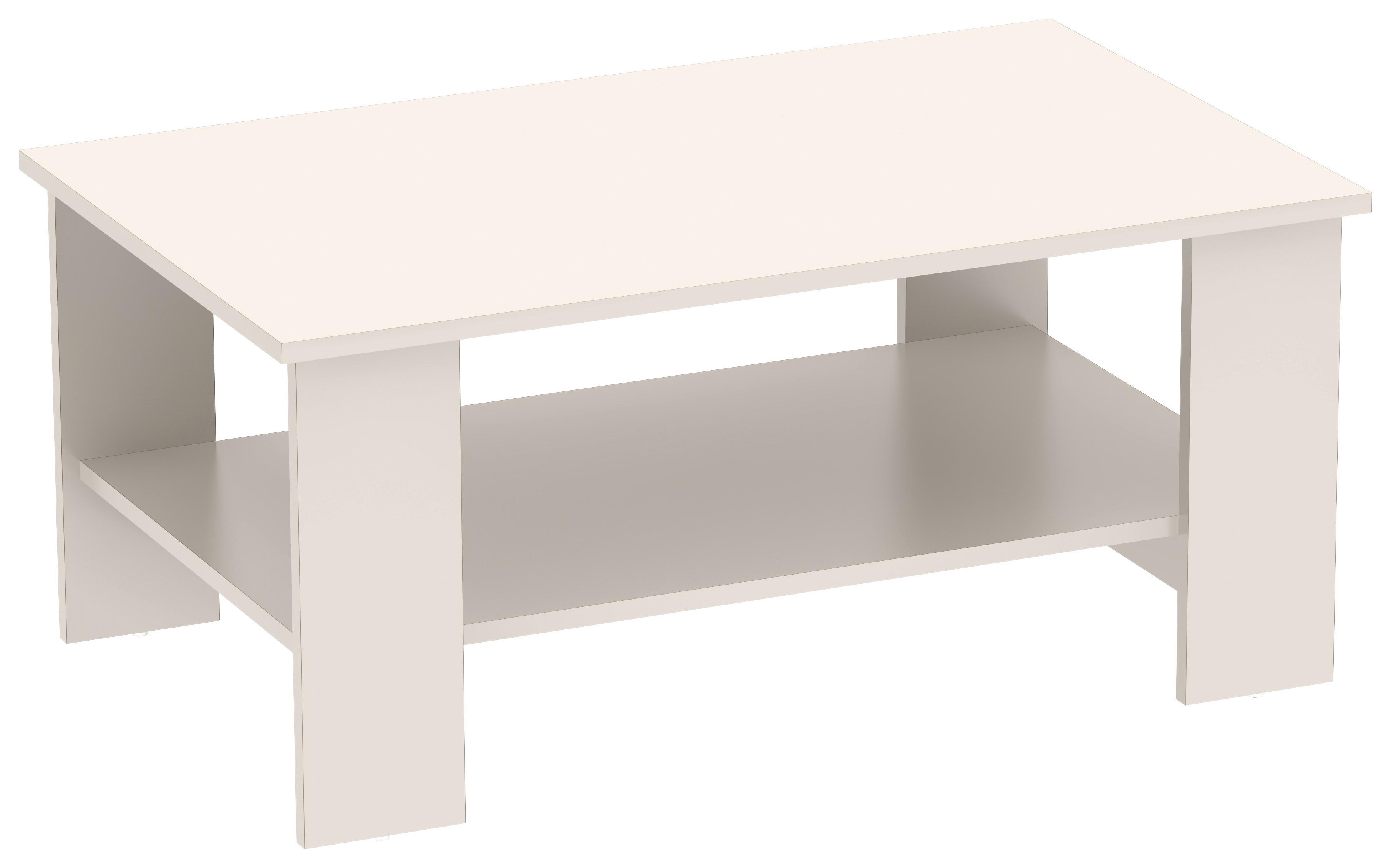 Couchtisch mit Ablagefach Paolo, Kaschmir - Kaschmir, KONVENTIONELL, Holz/Holzwerkstoff (90/41/55cm)