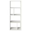 Regal Fortuna - Weiß, Basics, Holzwerkstoff (58/147/34cm) - MID.YOU