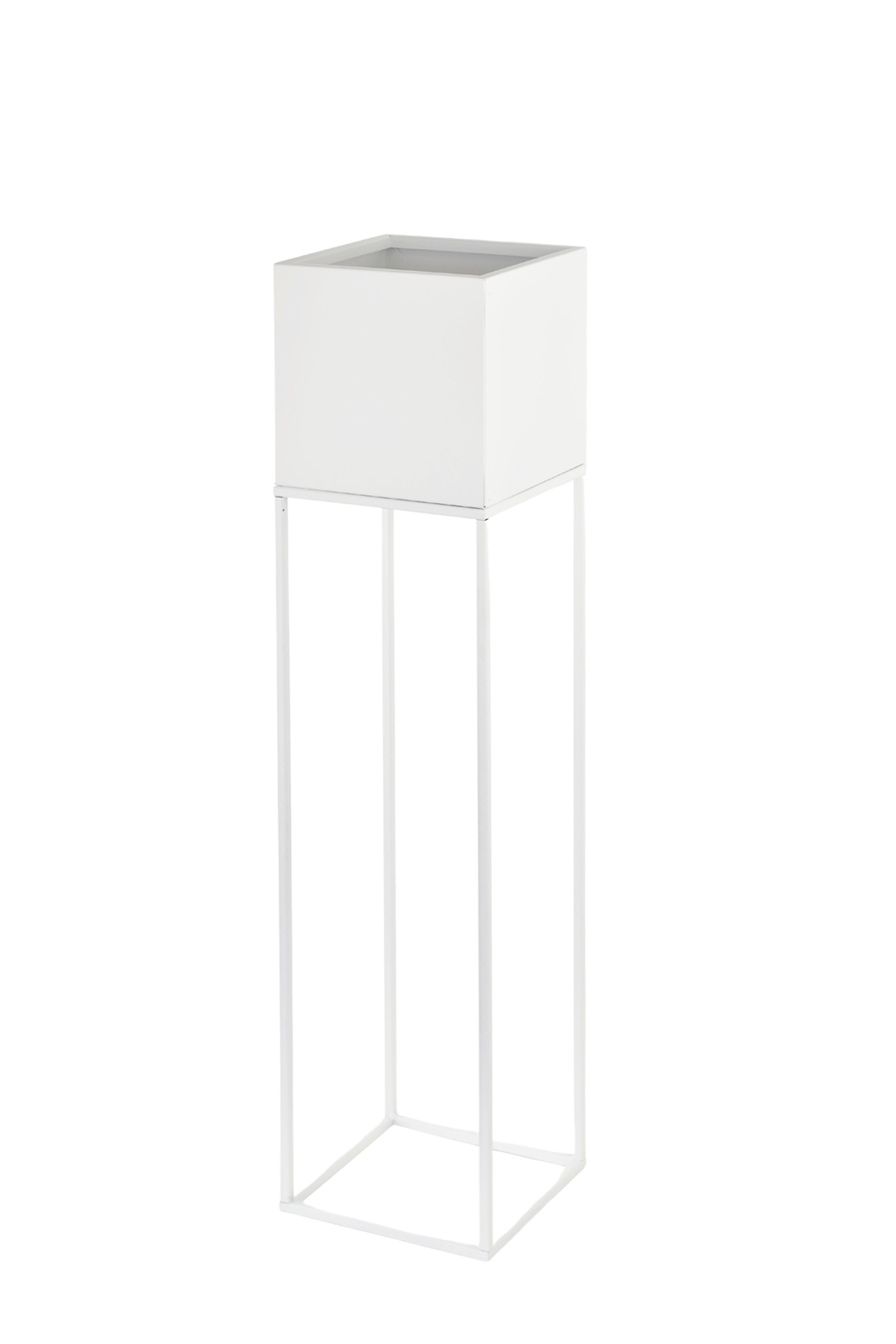 Blumenständer Metall Weiß BxHxT: 19x87x19 cm online kaufen ➤ Möbelix
