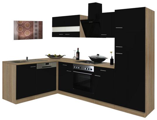 Eckküche in Schwarz Eckküche in Schwarz