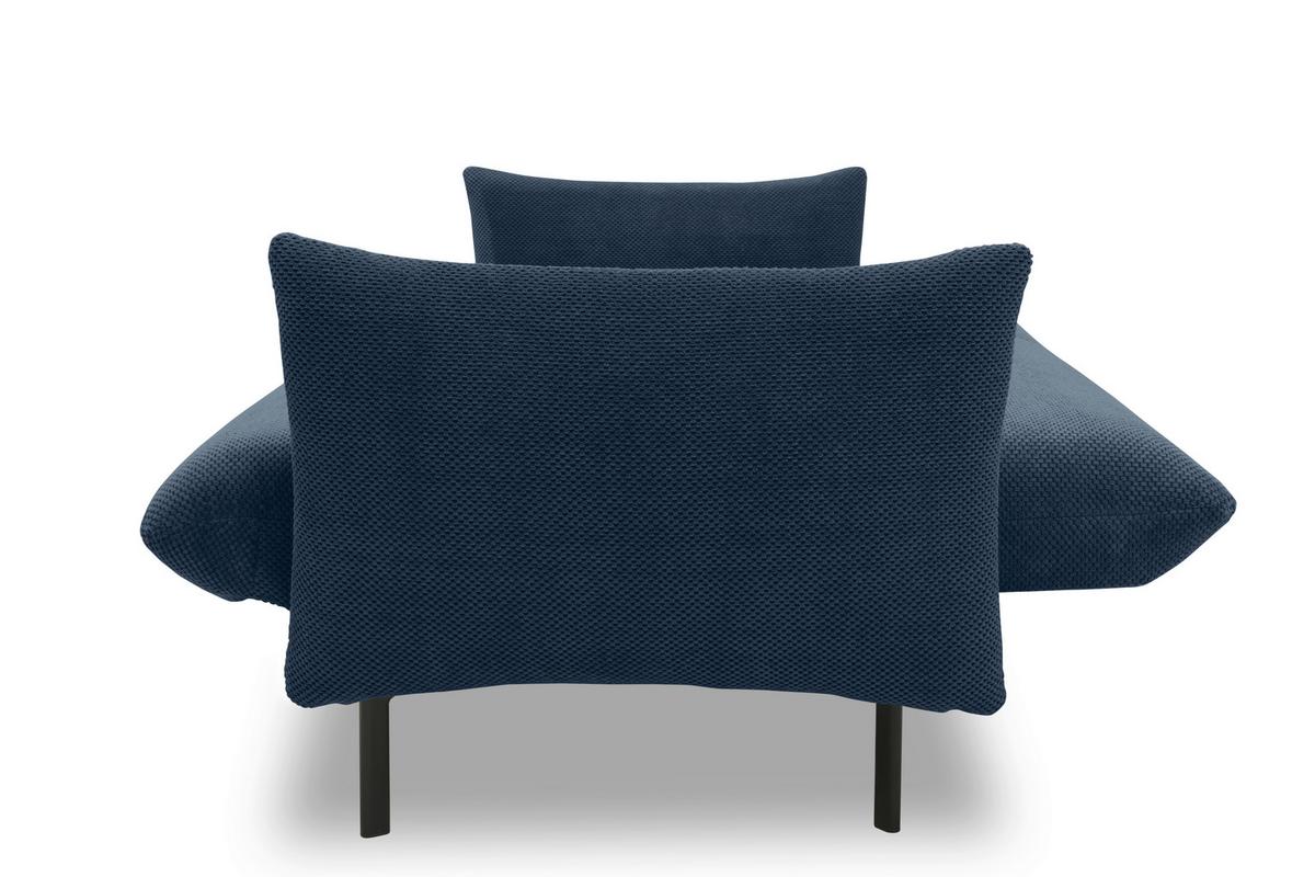 Schlafsofa Blau B: 234 Cm - Blau/Schwarz, Design, Textil (234/102/95cm) - MID.YOU