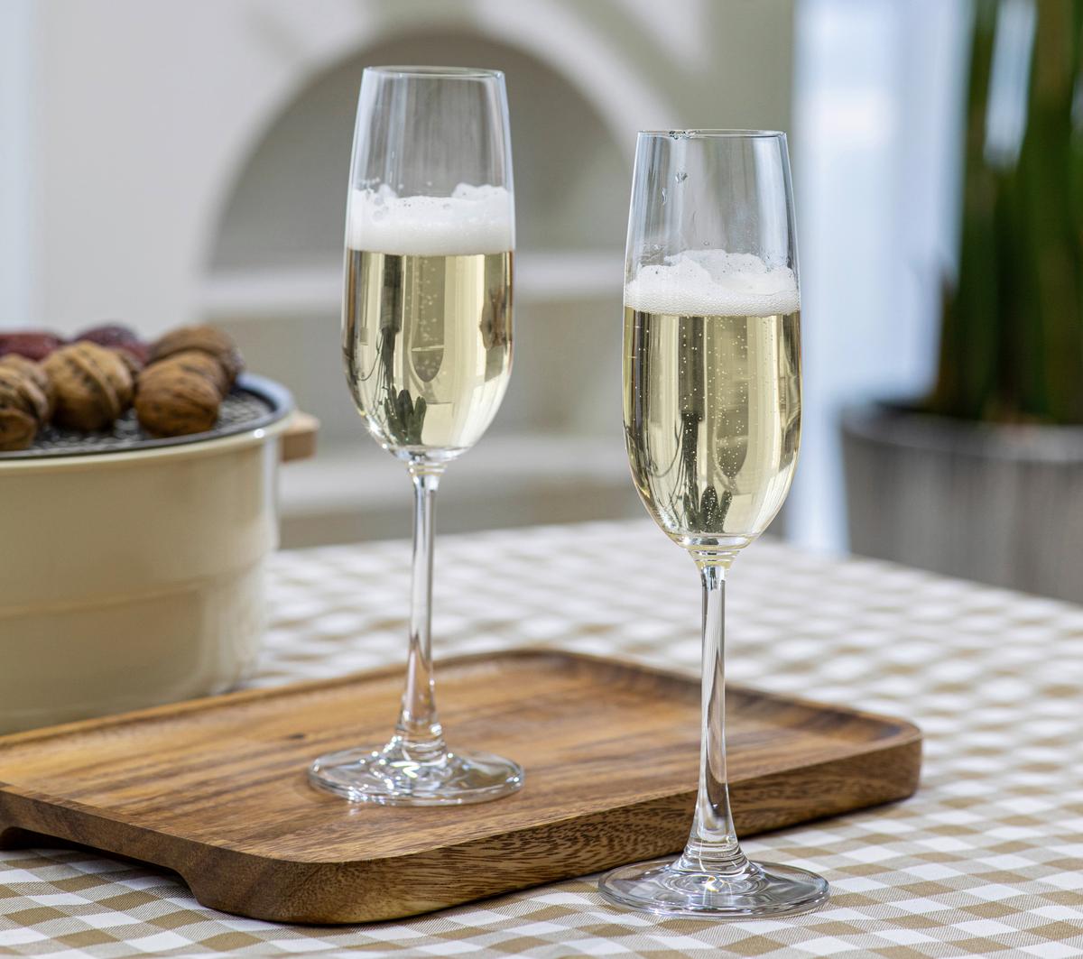 Gläserset Transparent D: 7 cm - Transparent, Basics, Glas (7/22,9cm) - Echtwerk