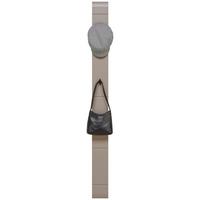 Garderobenpaneel Auris Eiche Dekor B: 13 cm Mit 2 Haken - Eichefarben/Grau, MODERN (13/162,2/1,9cm) - Luca Bessoni