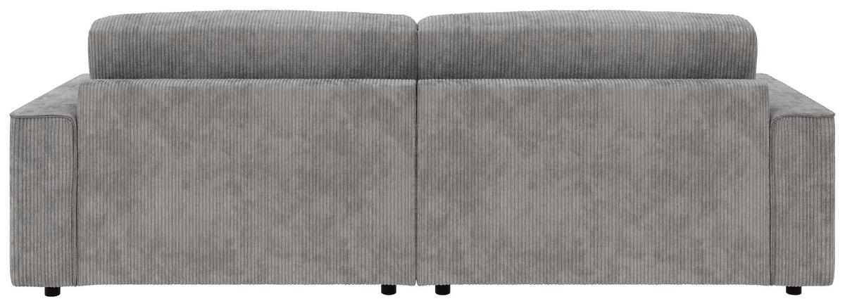 Ecksofa Chance, Hellgrau S: 265x164 cm - Hellgrau/Schwarz, MODERN, Textil (265/164cm) - Trendmanufaktur
