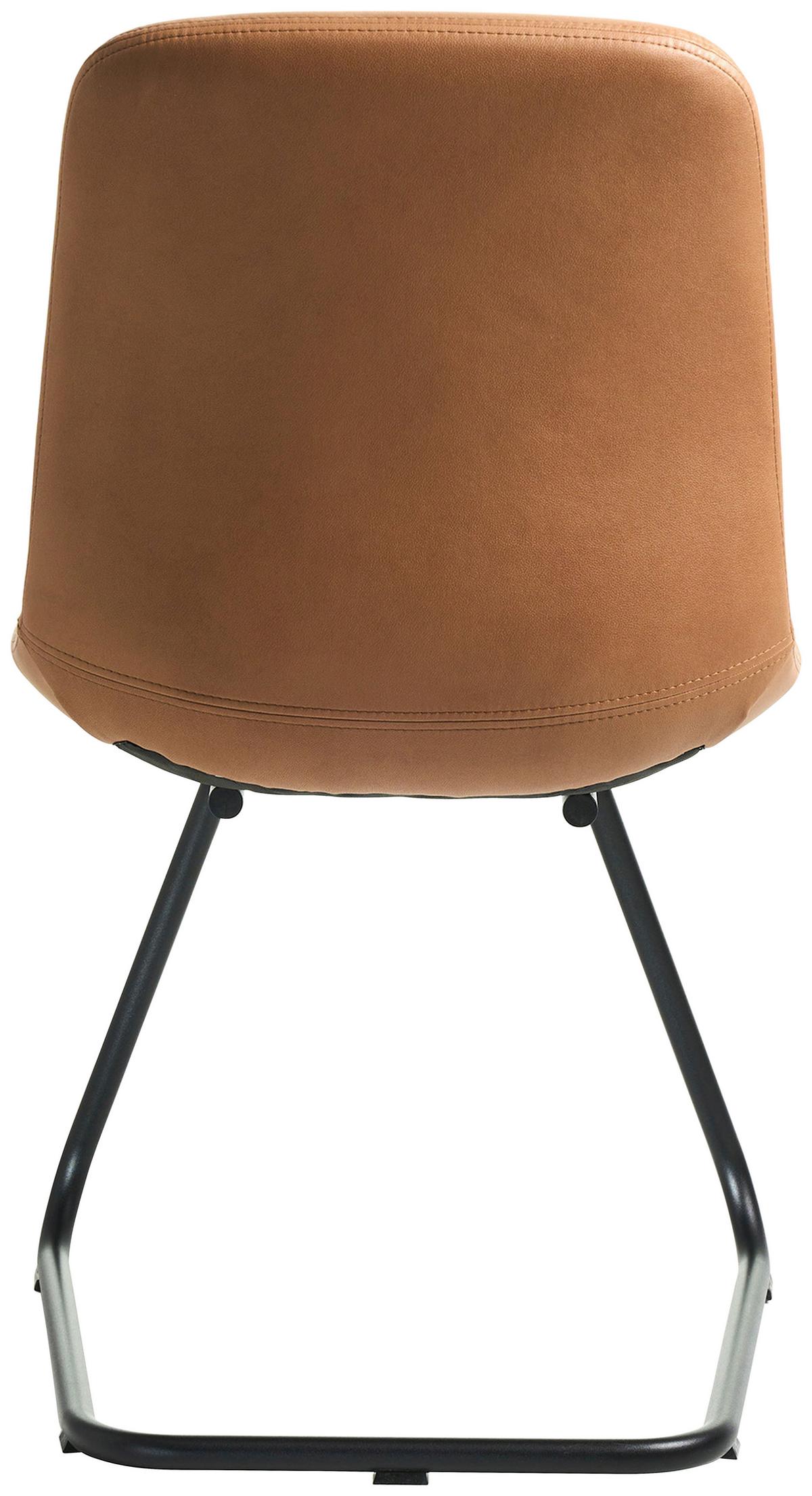 STOLIČKA SWING-CH - čierna/koňaková, Basics, kov/textil (51/89/61cm) - Celina Home