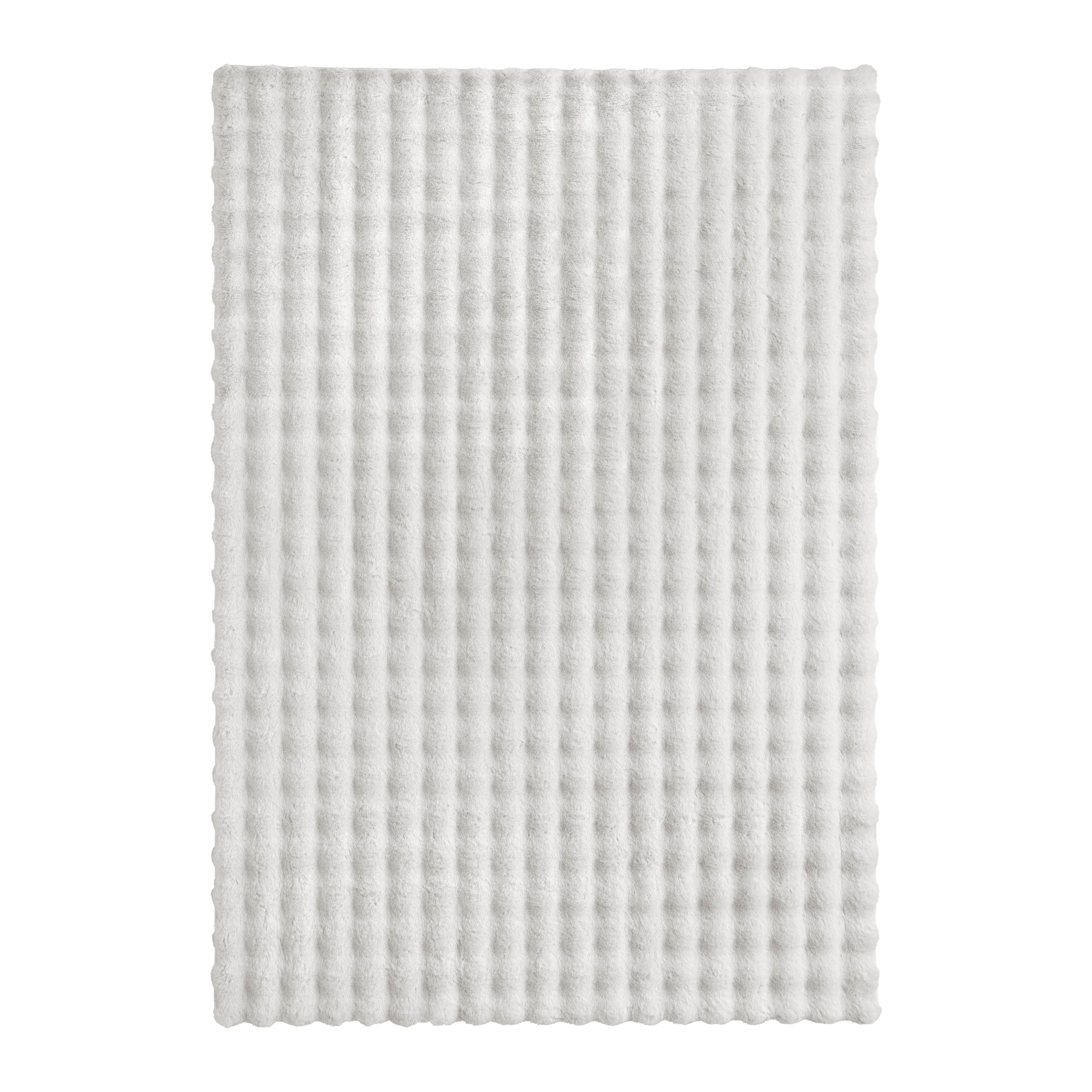 UMĚLÁ KOŽEŠINA BUBBLE 3 - krémová, Moderní, textil (160/230cm) - Mömax