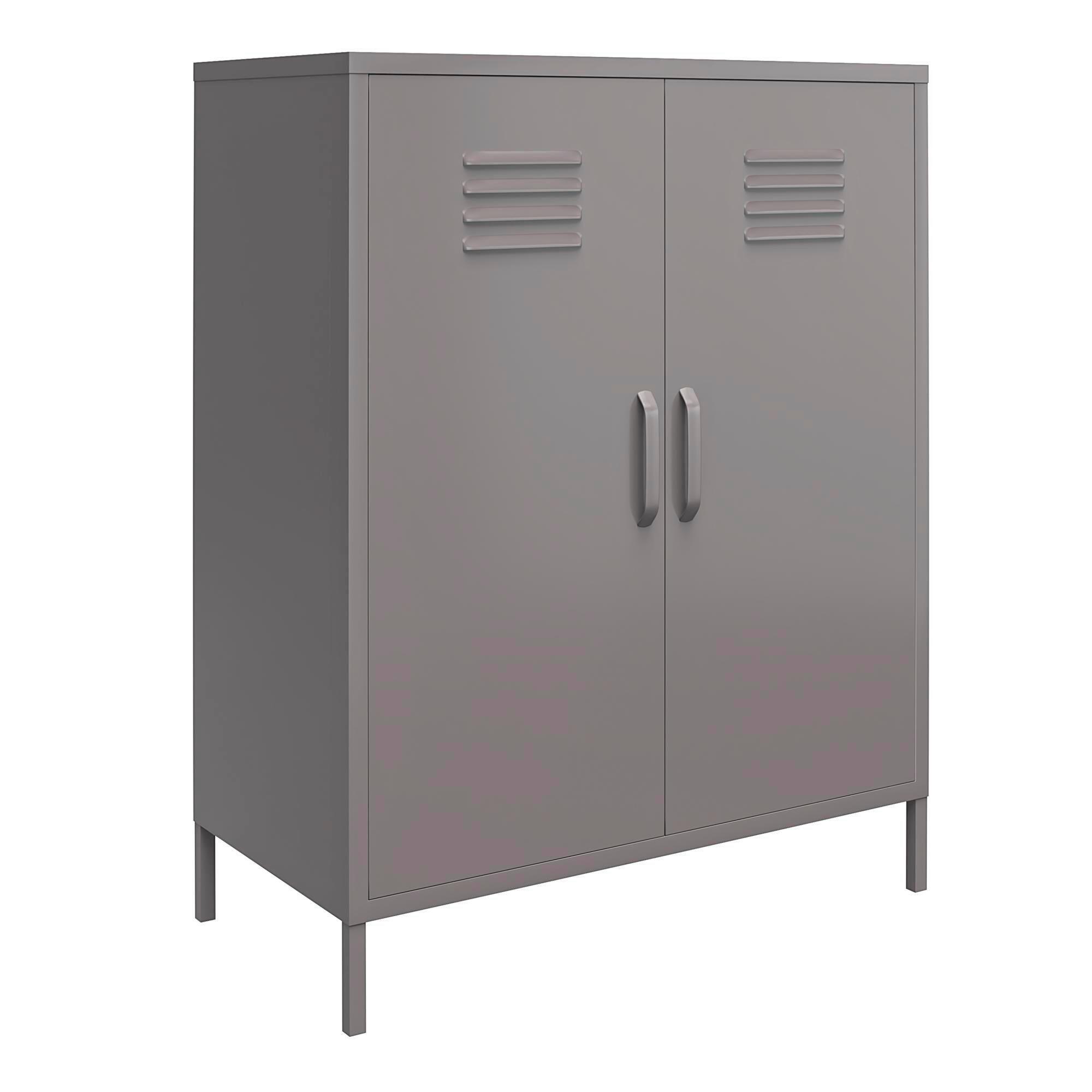 Highboard Bradford Grau B: 79cm - Grau, Design, Metall (79/100/39cm) - MID.YOU