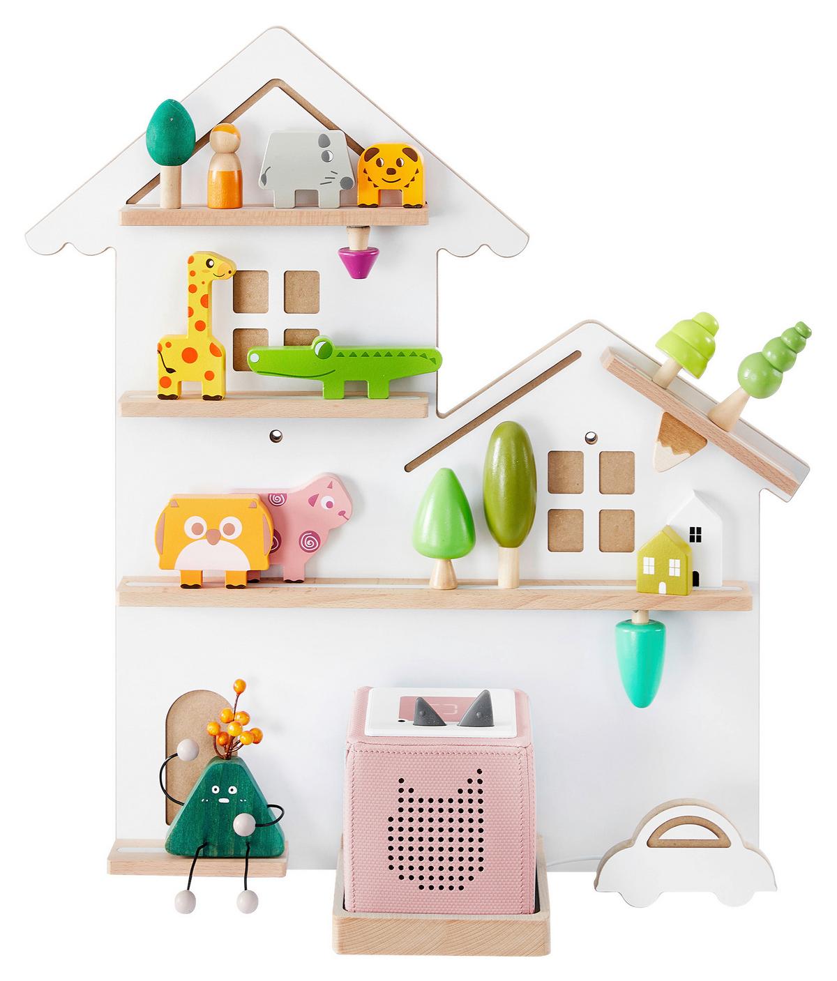 Kinderregal Weiß B: 55,8 Cm - Weiß, MODERN, Holz/Holzwerkstoff (55,8/60/18cm) - MID.YOU