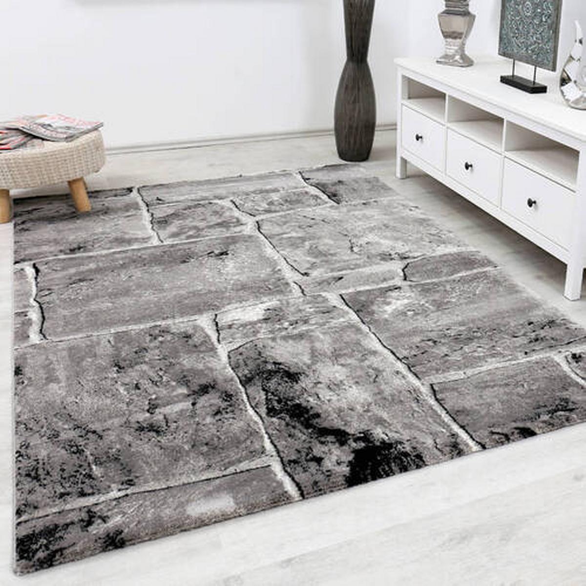 Webteppich Grau Naturfaser Tibet 120x170 Cm - Grau, MODERN, Textil (120/170cm)