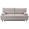 Schlafsofa Virgo - Beige/Schwarz, KONVENTIONELL, Textil (212/97/105cm) - MID.YOU