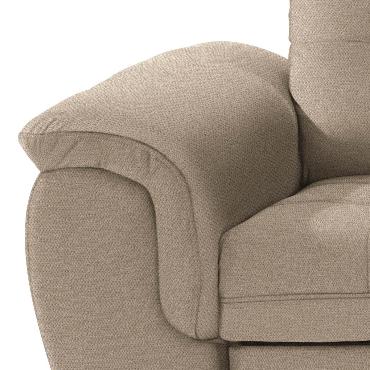 Ecksofa mit Schlaffunktion + Bettkasten Falco, Mikrofaser - Hellbraun/Dunkelbraun, KONVENTIONELL, Textil (251/183cm) - Ondega