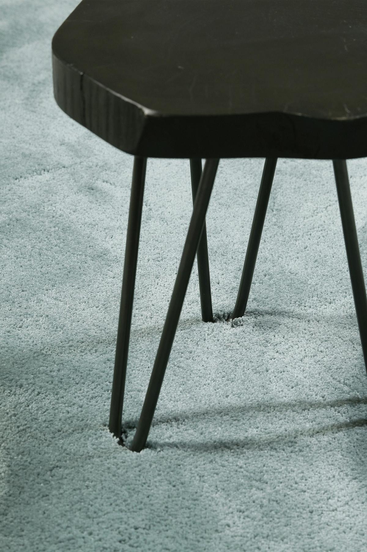 Hochflor Teppich Grau/blau Relaxx 120x170 Cm - Hellgrau/Hellblau, KONVENTIONELL, Textil (120/170cm) - Esprit