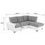 Wohnlandschaft in L-Form Burner 244x174 cm - Hellgrau/Schwarz, MODERN, Textil (244/174cm) Wohnlandschaft in L-Form Burner 244x174 cm - Hellgrau/Schwarz, MODERN, Textil (244/174cm)